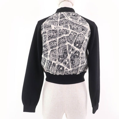 Christian DIOR 23AW 324v50am505 Plan De Paris Cropped Raglan Sleeve Bomber