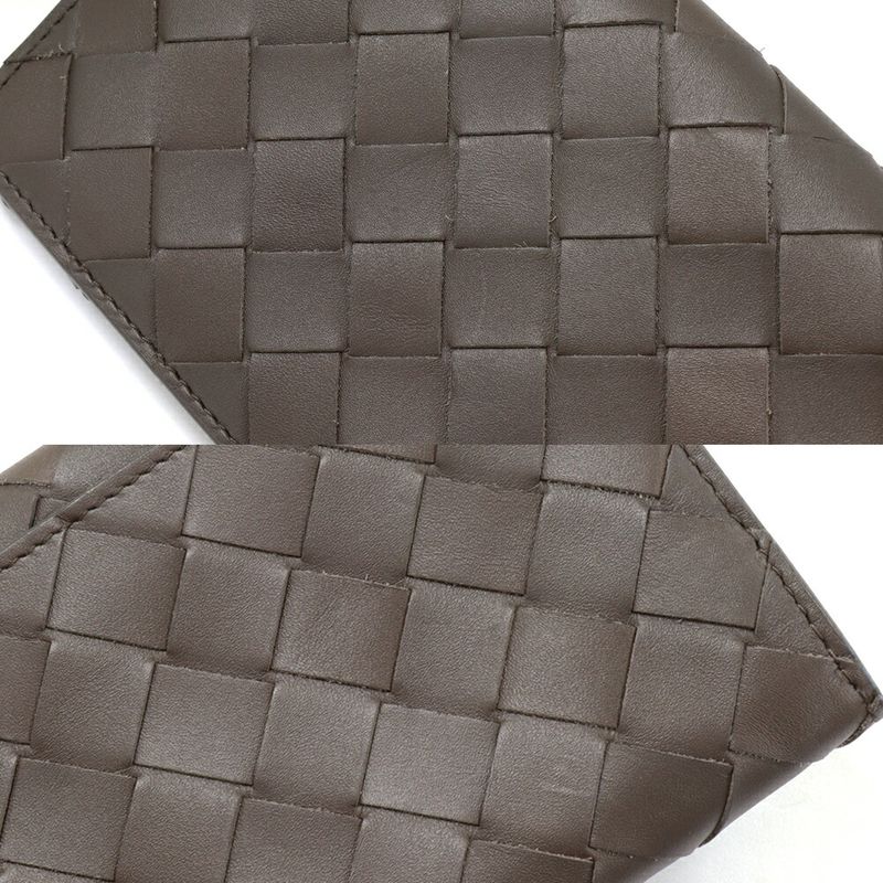 Bottega Veneta Long Wallet Without Coin Purse Intrecciato Long Wallet Calf