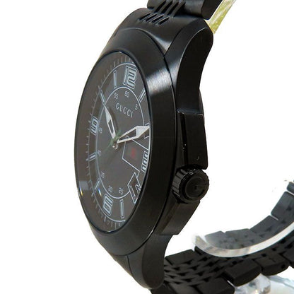Gucci G-timeless 126.2 Black Dial SS Stainless Steel Battery Operated Automatic