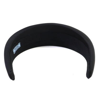 Prada 1ih016 Triangle Logo Triangle Logo Plate Headband Hair Accessory Black