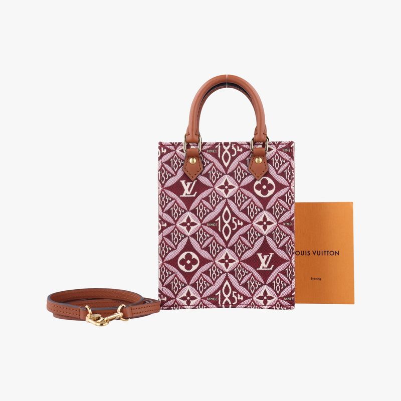 Louis Vuittonsince1854 Petite Sac Pla 2020aw Bordeaux And Brown Monogram