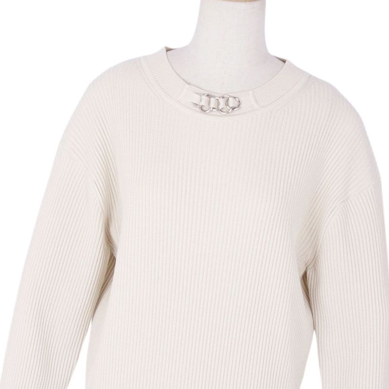 Hermes Dress 23SS Knit Chain Rayon