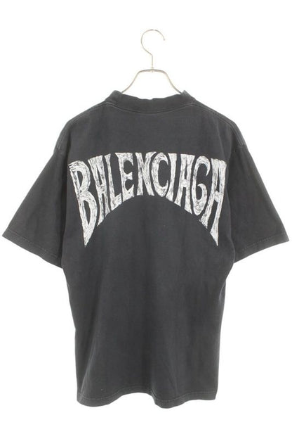 Balenciaga 764235 Tpvu4 Back Print T-shirt Men's XXS