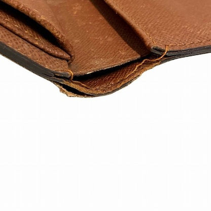 Louis Vuitton Monogram Porte Trésor Etui Papier M61202 Trifold Wallet Unisex