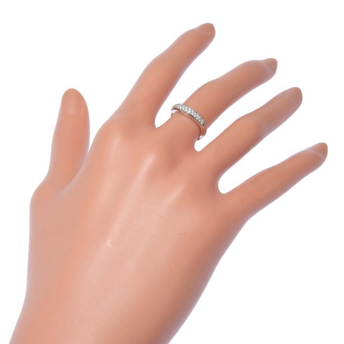 Bvlgari Bulgari Corona Pave Diamond Ring Pt950 Platinum Diamond #8 Ring