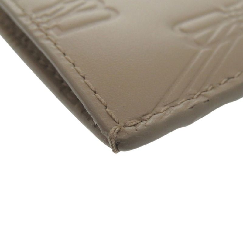 Balenciaga Bbmonogram Fragment Case Card Case Embossed 717784 Coin Case Leather