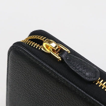 Prada Zip Around Vitero Leather 1ml506 Long Wallet Round Zipper Leather Women