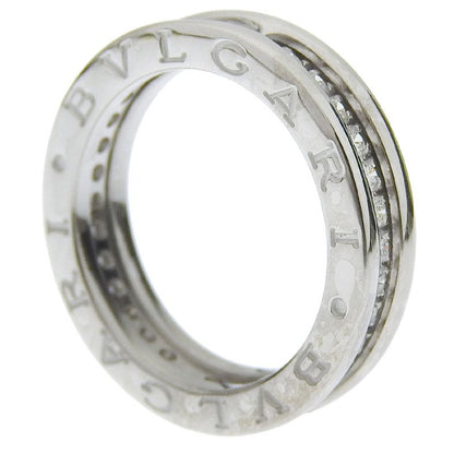 Bvlgari Bulgari B-zero1 Eternity 18kwhite Gold With Diamonds #9.5 Ladies 6.0g