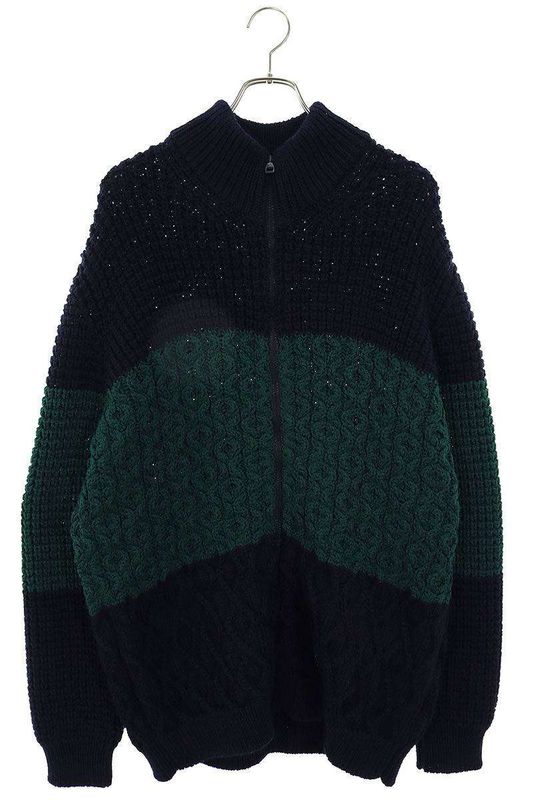 Louis Vuitton 24SS Rm241m CUH Hqn30w 1afaof Technical Wool Zip Knit Blouson Men