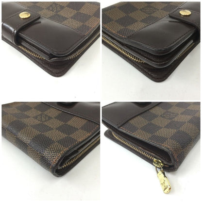 Louis Vuitton Compact Zip N61668 Brown