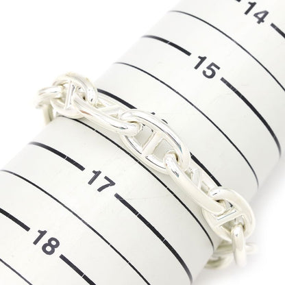 Hermes Bracelet Chaine D'ancre GM Silver 925 Silver 12 Frames Star Ring Silver