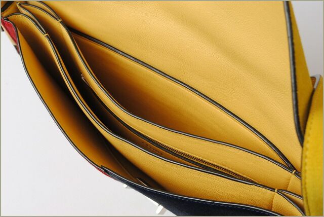 Celine Shoulder Bag Clutch Bag 2way Celine 171953 Yellow With Strap