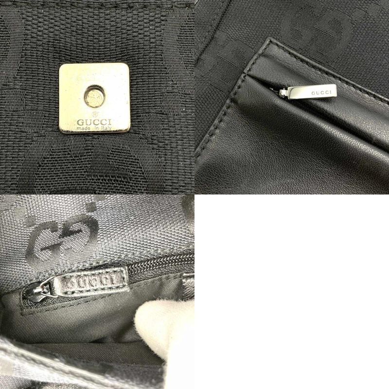 Gucci 001 3307 Shoulder Bag Mini Bag Handbag Jumbo GG Canvas