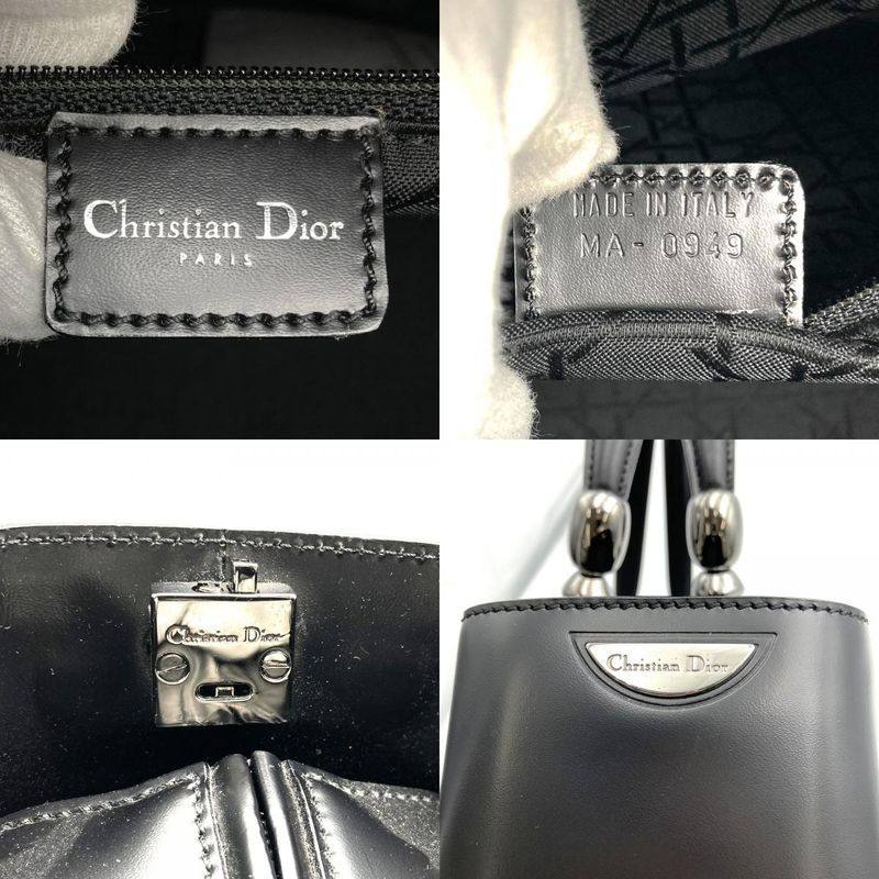 Backpack / DIOR Ma0949 Handbag Shoulder Bag A4 Fits 2way Black Leather Maris