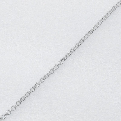 Tiffany & Co Open Heart Elsa Peretti 925 Silver Ladies 2.4g Necklace