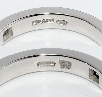 Bulgari Ring Pt950 5P Diamonds (017ct) Marry Me Wedding Ring 336775