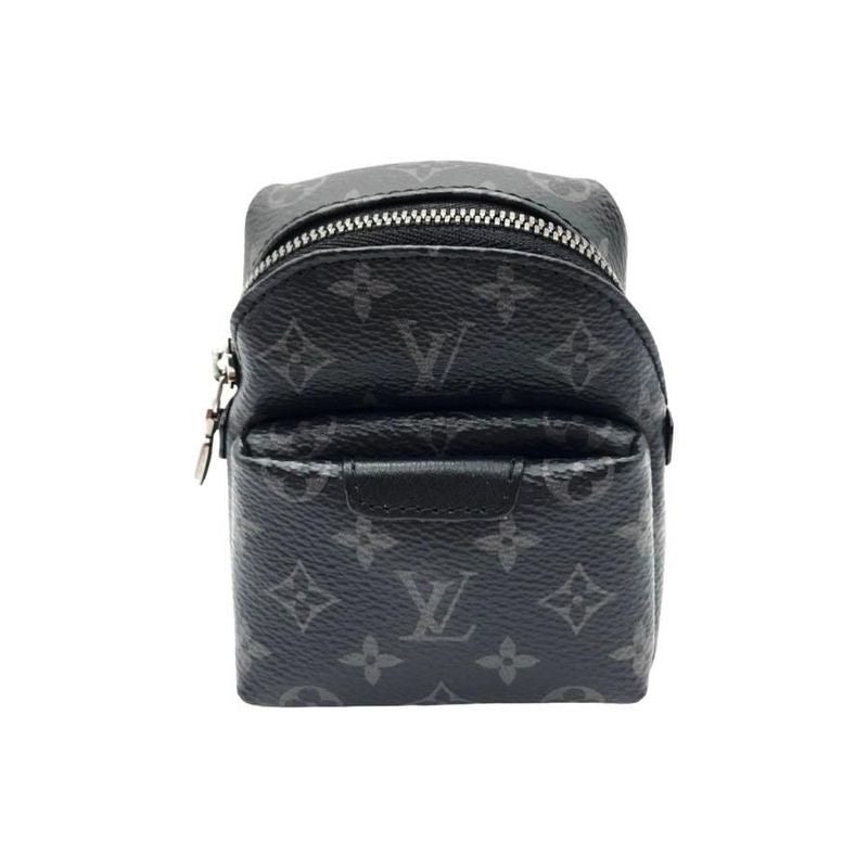 Louis Vuitton Bag Charm Bijoux Sac Backpack M61964 Monogram Eclipse Black