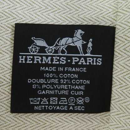 Hermes Escal Cognac Silver Hardware Cosmetic Pouch With Box Made In France