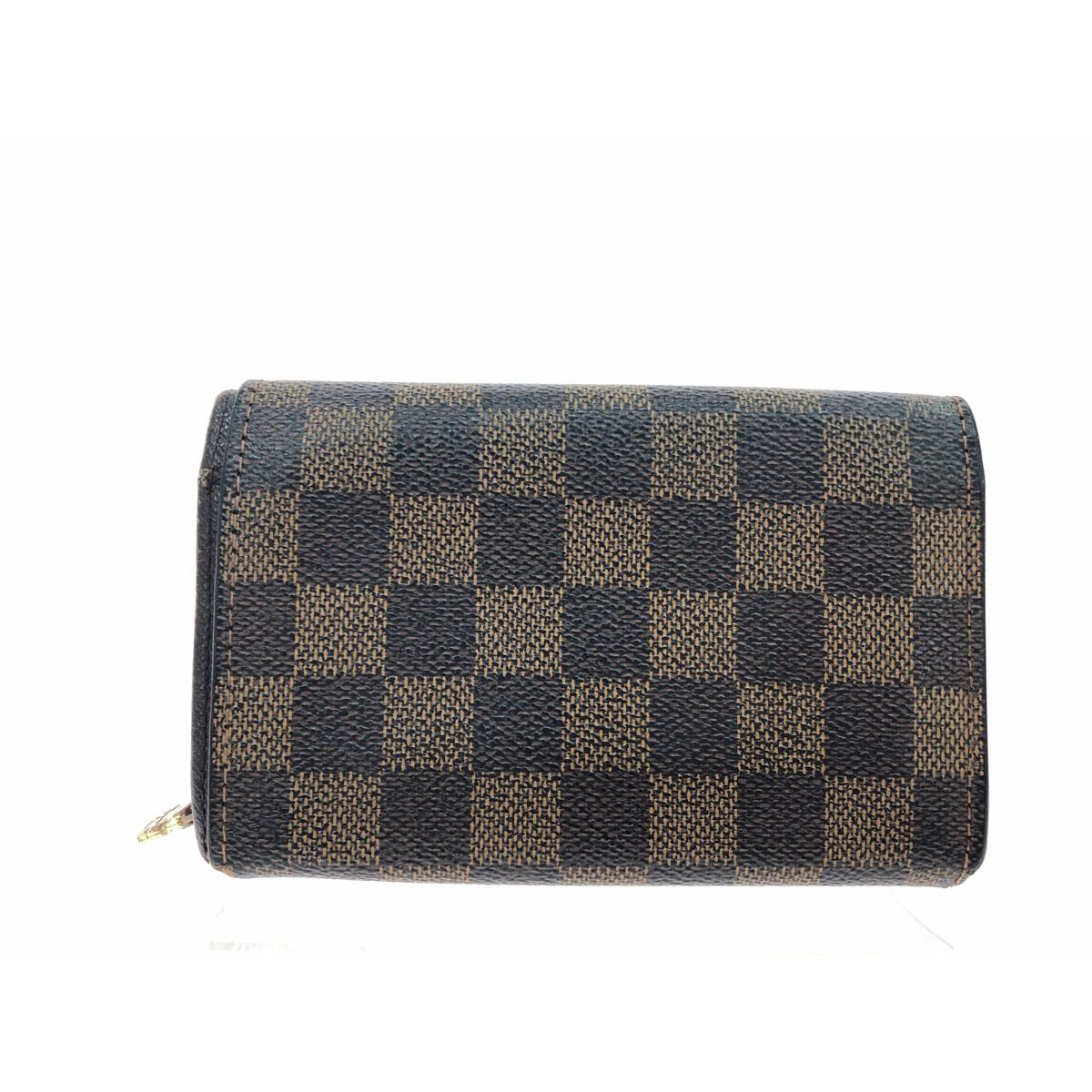 Louis Vuitton Women's Bifold Wallet Damier Porte Feuille Tresor L-Shaped