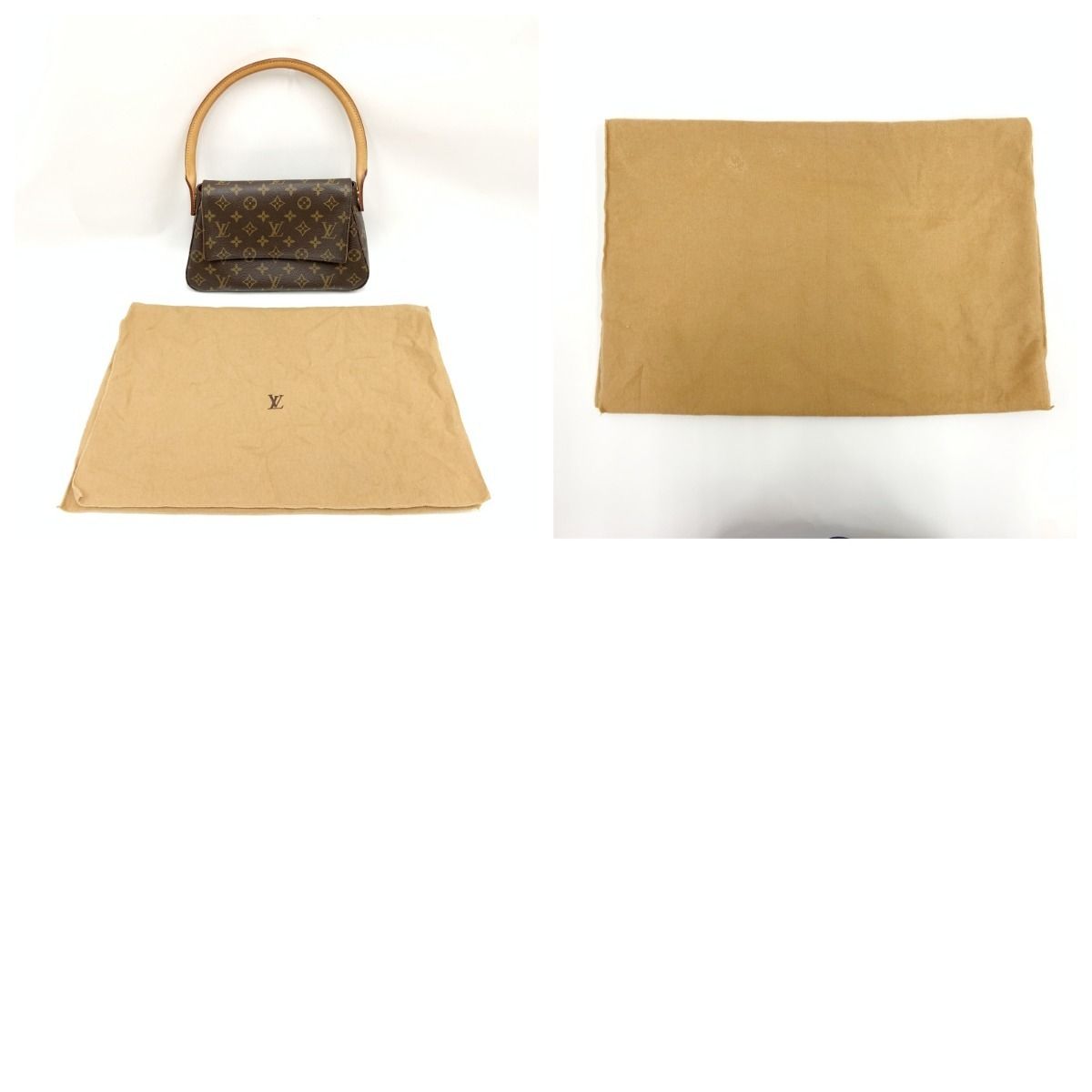 Louis Vuitton Monogram Mini Looping Semi-Shoulder Bag M51147 Brown