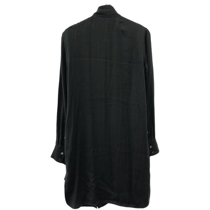 Celine by Phoebe Philo Silk Bow Tie Shirt Dress 2 6f41 2726 Black 38
