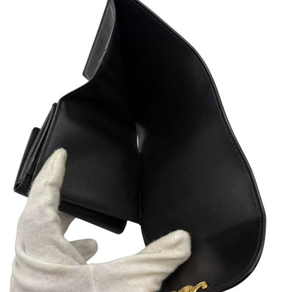 2992 Celine Small Flap Wallet Triomphe Shiny Calfskin 10d783dpv.38no Trifold