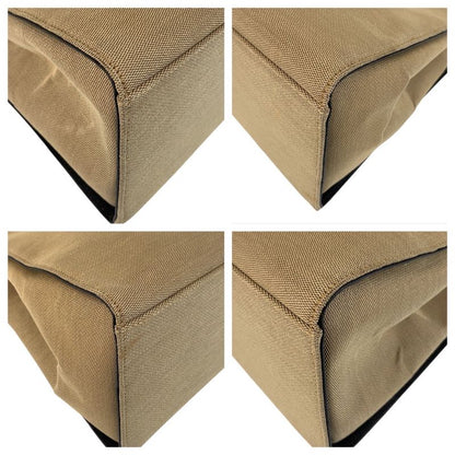 Gucci Bamboo Beige Gunmetal Hardware Canvas/bamboo 002 1010 Handbag Tote Bag