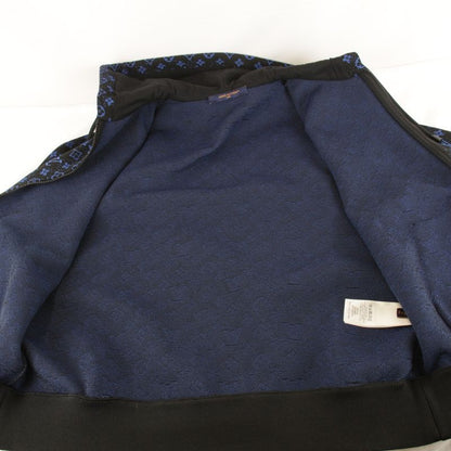 Louis Vuitton Zip-through Hoodie Blouson Polyester/nylon/cotton Men's Blue