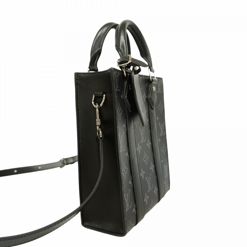 Louis Vuitton Handbag Monogram Eclipse Sac Plastic MINI M46453 Black 2-way Bag