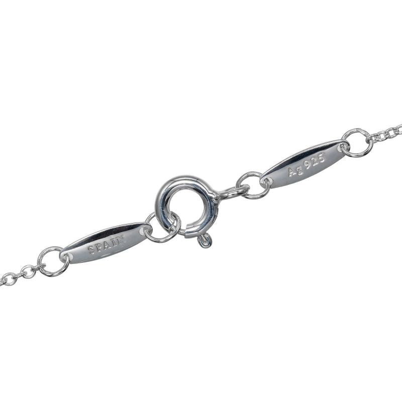 Tiffany & Co Colored By-the-yard Blue 925 Silver X Colored Stones Ladies 1.65g