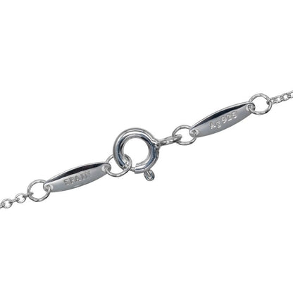 Tiffany & Co Colored By-the-yard Blue 925 Silver X Colored Stones Ladies 1.65g