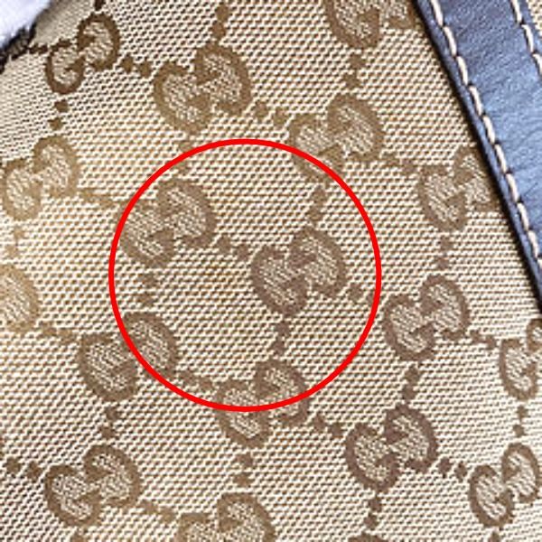 Gucci 257069 GG Pattern Handbag Canvas Tote Bag Gucci Beige