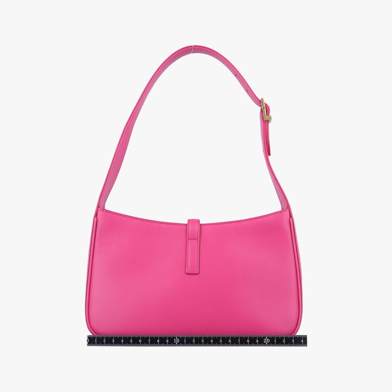 Yves Saint Laurentyves Saint Laurentle 5 A 7 Mini Hobo Rose Redleather 657228plb