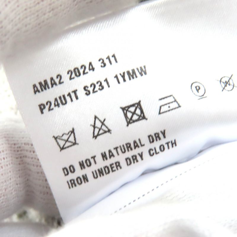 Prada 2024 P24u1t Virgin Wool Cashmere Logo Box Silhouette Crewneck Cropped