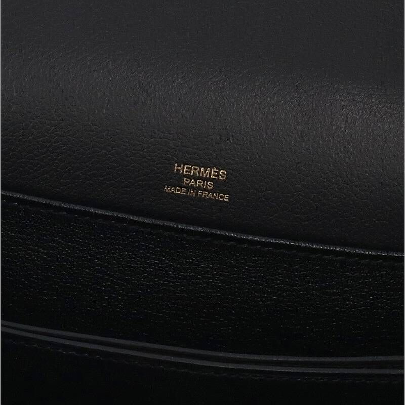 Hermes Lauris B Engraved Ghardware Leather Shoulder Bag Men's