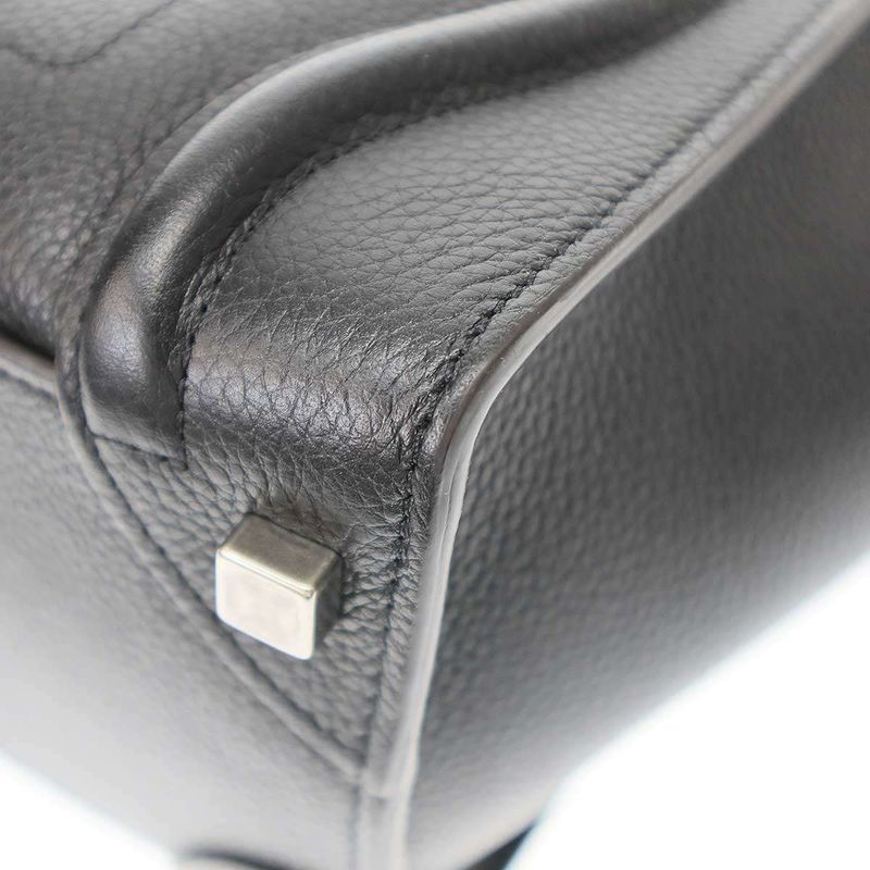 Celine Luggage Micro Shopper Handbag 189793dru 38no E-at-1201 Black