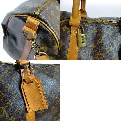 Louis Vuitton Monogram Keepall Bandouliere 55 Boston Bag M41414 Brown