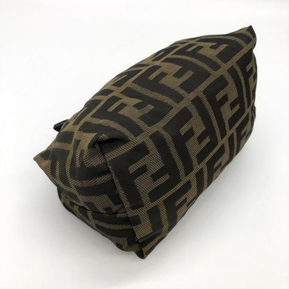 Fendi 2262226540009 Pouch Khaki Nylon/leather Zucca Women Men Fashion