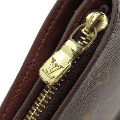 Louis Vuitton Bifold Wallet Compact Zip Monogram Canvas Monogram Gold Hardware