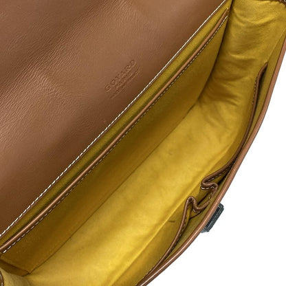 Goyard Shoulder Bag Belvedere 2mm (008in) Black And Brown Leather