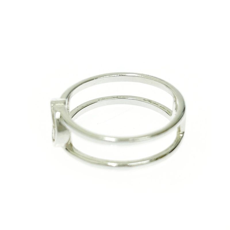 Gucci Silver Slim Open Band Ring 2.0g 925 Engraved 407822 Ring with Box