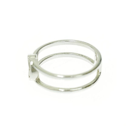 Gucci Silver Slim Open Band Ring 2.0g 925 Engraved 407822 Ring with Box