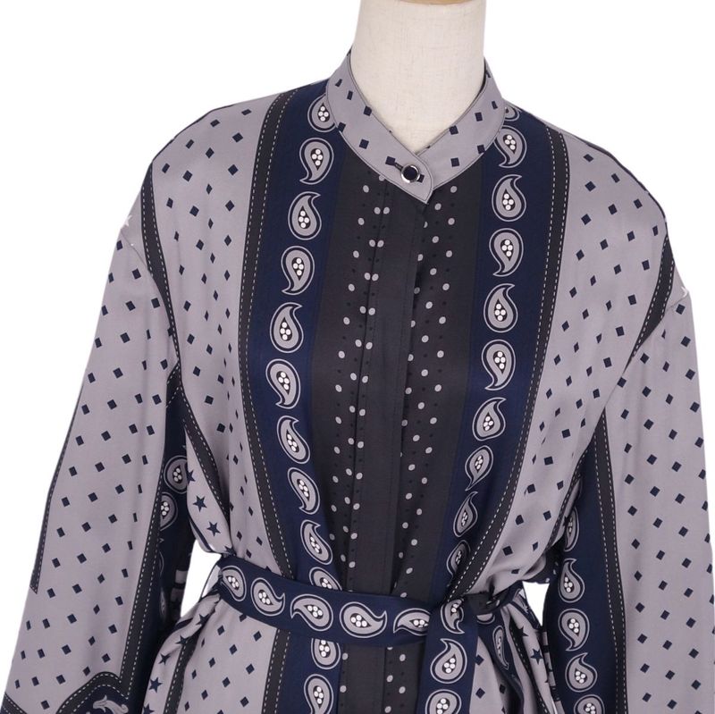 Hermes Dress 22AW Shirt All-over Silk Tote