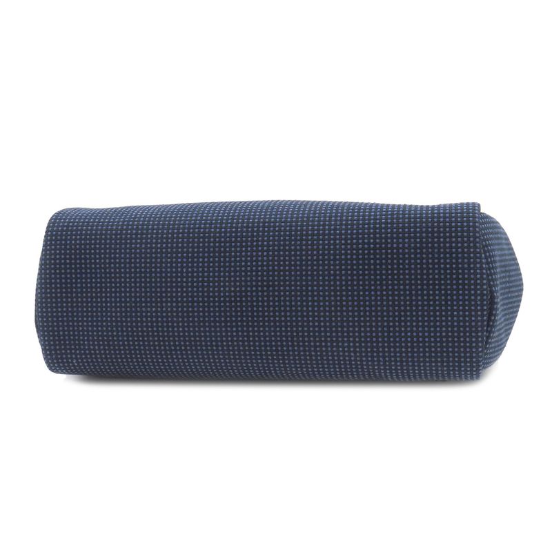 Hermes 2 Way Bag Herbag Her Bag Zip PM 31 Leather Toile Cadrille Blue Egée and