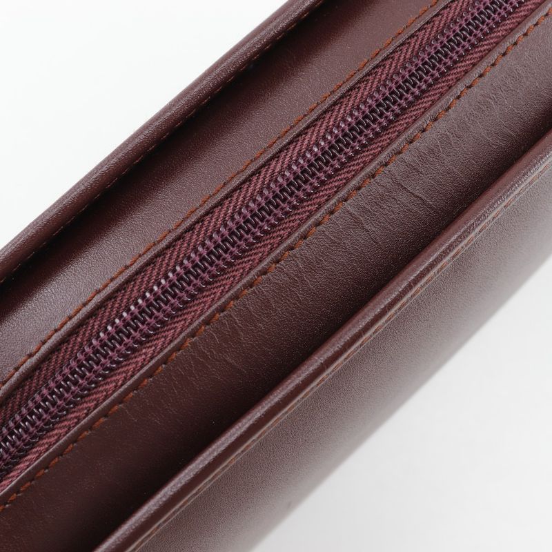 Cartier Must Line Second Bag Calf Bordeaux Unisex Clutch Bag