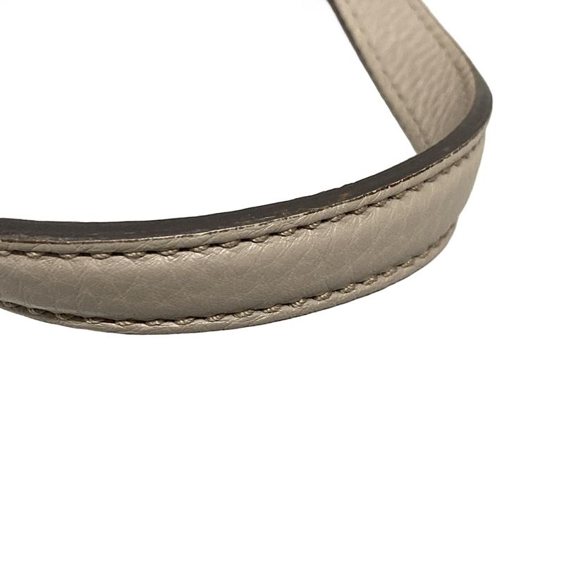 Gucci Handbag Bamboo Daily 370831 Grey Leather