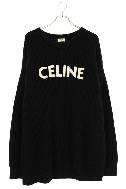 Celine 21AW 2a19r423p Logo Patch Knit Men's S