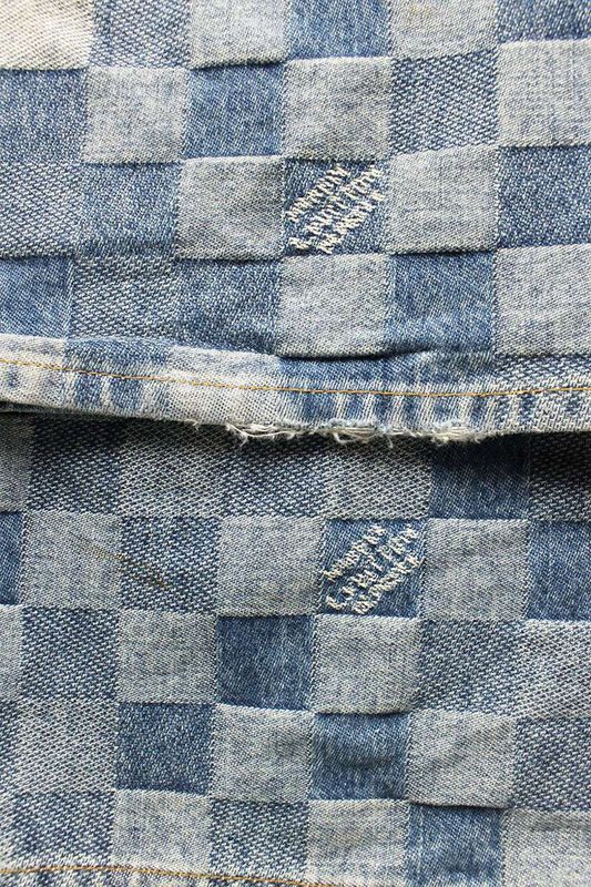 Louis Vuitton 24SS Rm241 GCO Hqd87w Damier Denim Skate Denim Pants Men 30