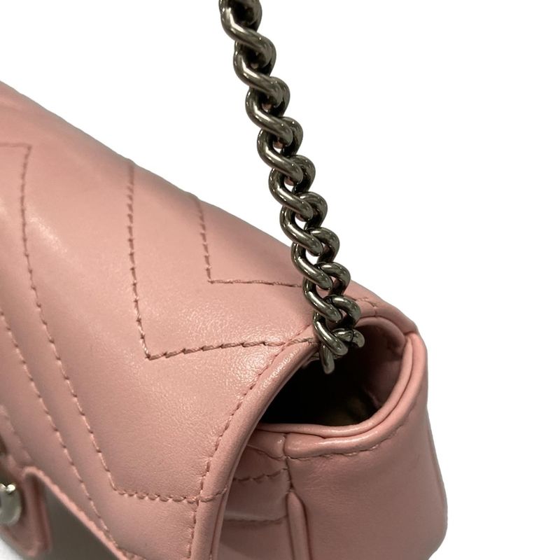 Gucci G Marmont Mini Shoulder Bag G Marmont Mini Shoulder Bag 476433 Pink Key