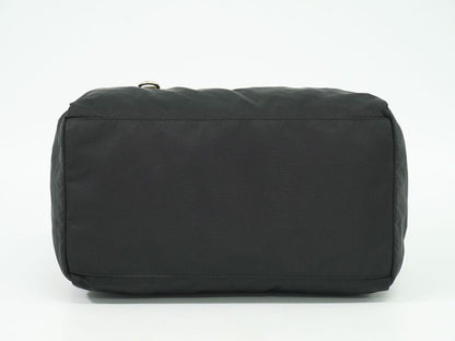 Authentic Prada Nylon Handbag Black Bag Pre-owned [follow-up Discount